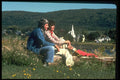 365054 Couple At Historic Annapolis Royal, Nova Scotia A4 Photo Print