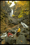 365065 Baddeck Falls, Cabot Trail, Cape Breton, Nova Scotia A4 Photo Print