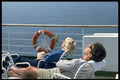 365088 Relaxing On Deck Of Cruise Ship A4 Photo Print