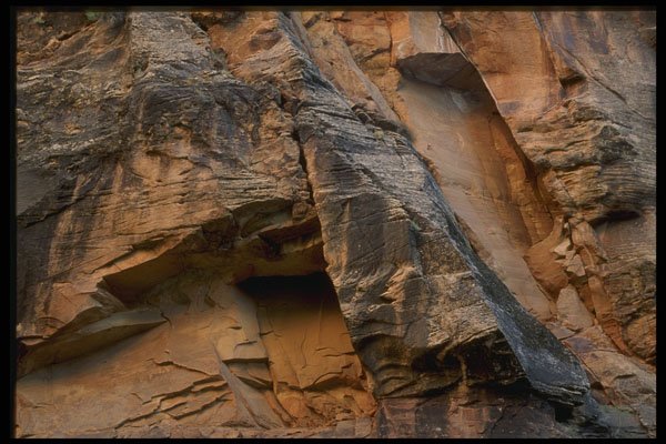 366082 Side Of The Cliff A4 Photo Print