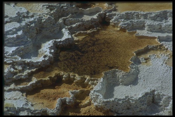 366092 Hot Springs Sulpher Terrace A4 Photo Print