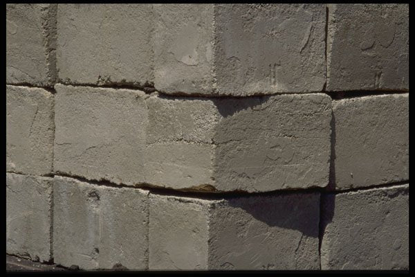 367008 Cement Block Wall A4 Photo Print