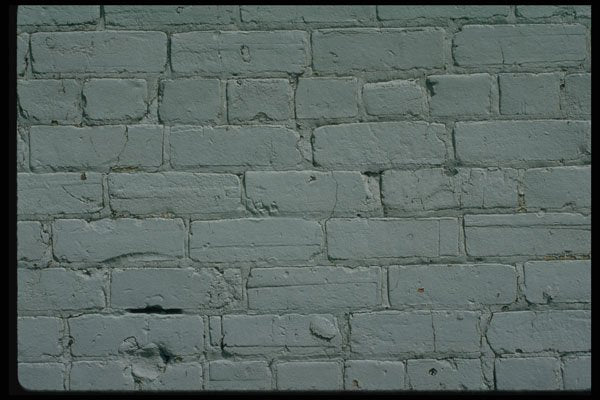 367010 Old White Brick Wall A4 Photo Print