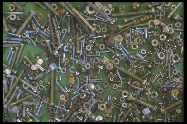 367044 Nuts And Screws A4 Photo Print
