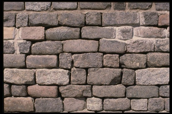 367046 Loose Brick Wall A4 Photo Print