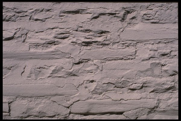 367060 Gray Concrete With Exposed Bricks A4 Photo Print