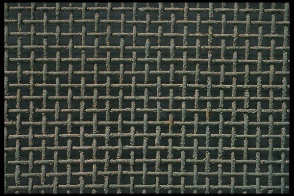 367063 Oxidized, Thick Metal Screen A4 Photo Print