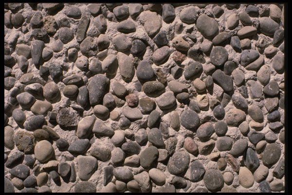 367069 Large Gravel Stucco Surface A4 Photo Print
