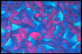 367071 Graphic Abstract Blue pink A4 Photo Print