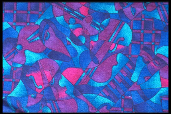 367071 Graphic Abstract Blue pink A4 Photo Print
