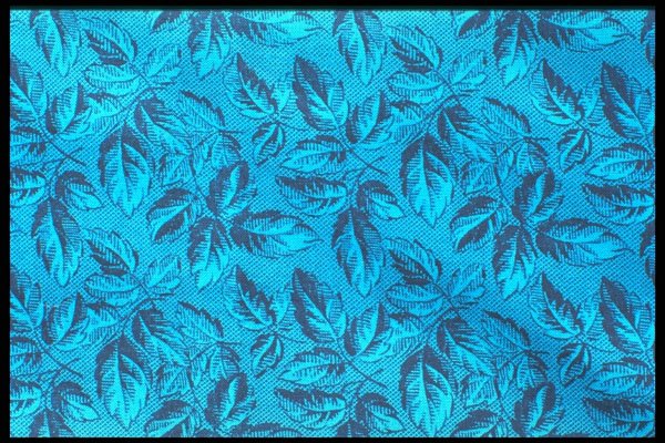 367072 Blue Leaf Multi image A4 Photo Print