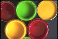 367075 Paint Pots A4 Photo Print