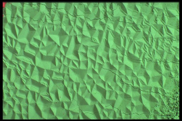 367079 Green Powder Indent A4 Photo Print