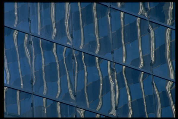 367097 Abstract Windows A4 Photo Print