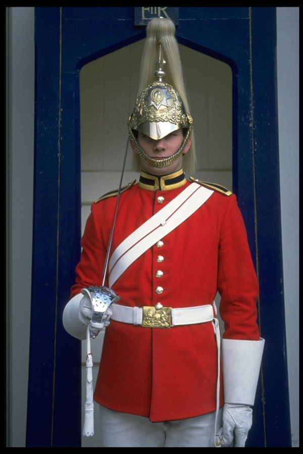 368012 Lifeguard Standing Watch A4 Photo Print