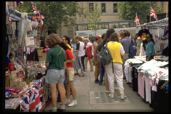 368036 Enjoy The Open air Markets A4 Photo Print