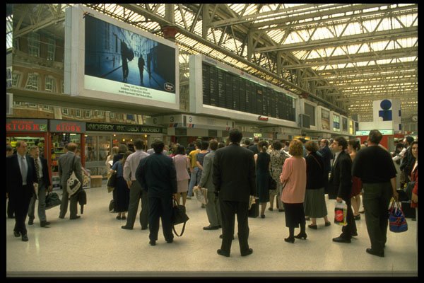 368041 Waterloo Train Station A4 Photo Print