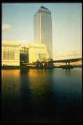 368045 Docklands Canary Wharf A4 Photo Print