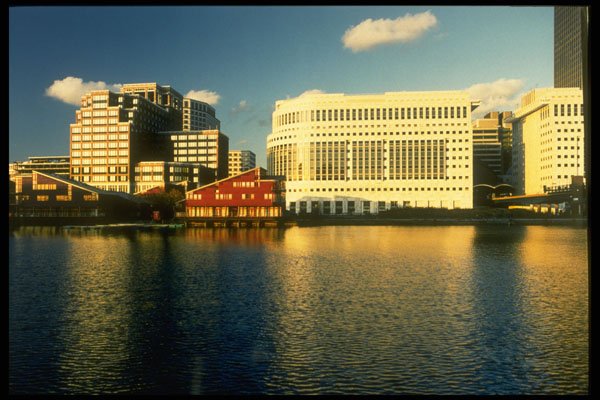 368046 Docklands Canary Wharf A4 Photo Print