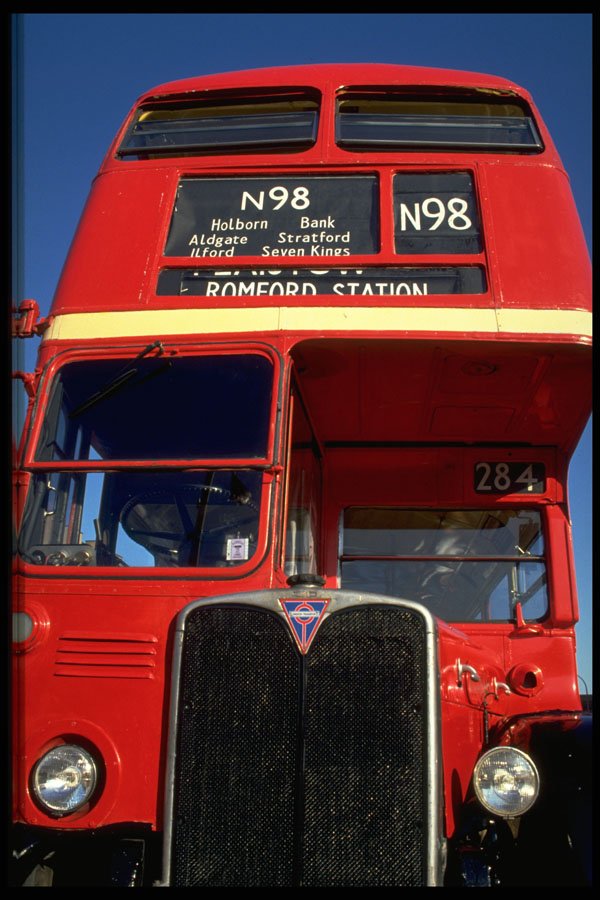 368065 Double decker Sightseeing Bus A4 Photo Print