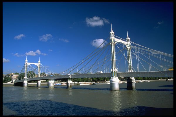 368079 Albert Bridge, London A4 Photo Print