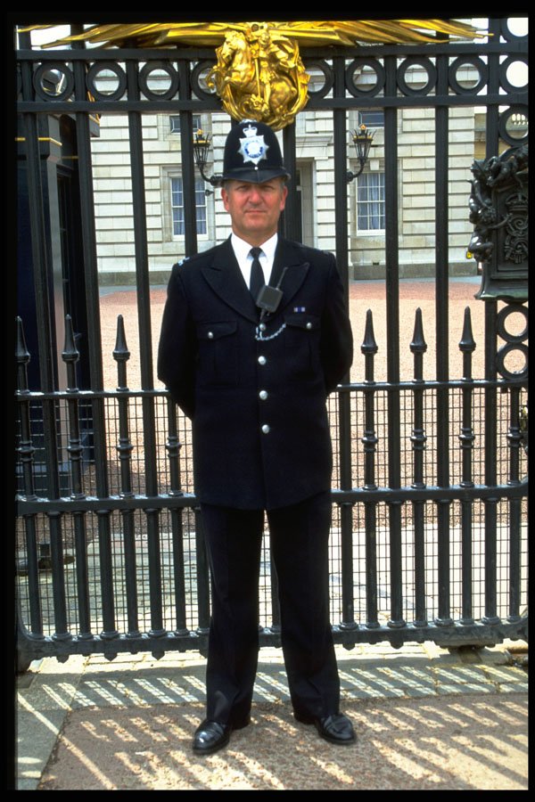 368082 Policeman On Duty Outside The Palace A4 Photo Print