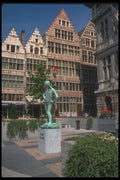 369008 The Arbeid Vrijheid Statue, Antwerp A4 Photo Print