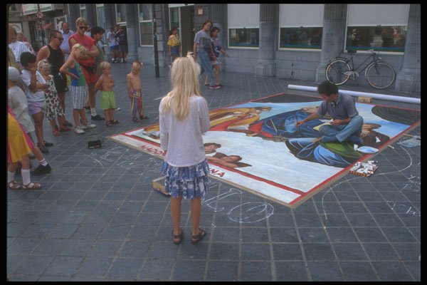 369013 Artist, Oostende A4 Photo Print