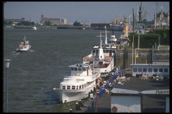 369018 Antwerp Port A4 Photo Print