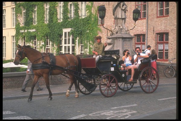 369020 Tourist Promenade, Bruges A4 Photo Print