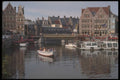369033 Boat Excursion At Quai Aux Herbes , Ghent A4 Photo Print