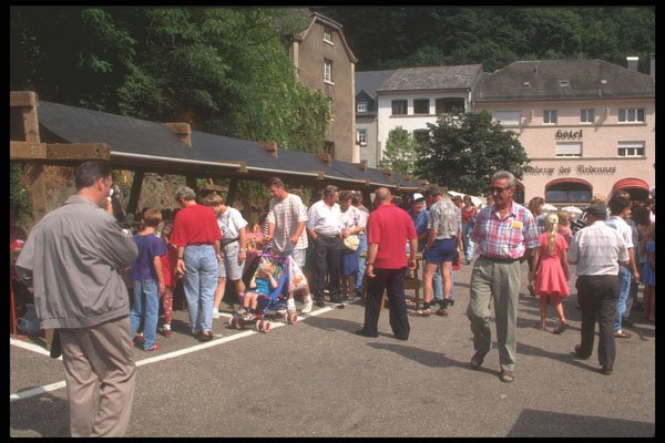 369042 The Market place, Clervaux A4 Photo Print