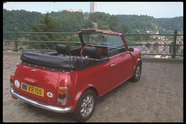 369051 Small Is Beautiful, Car On The Corniche, Luxembourg City A4 Photo Print
