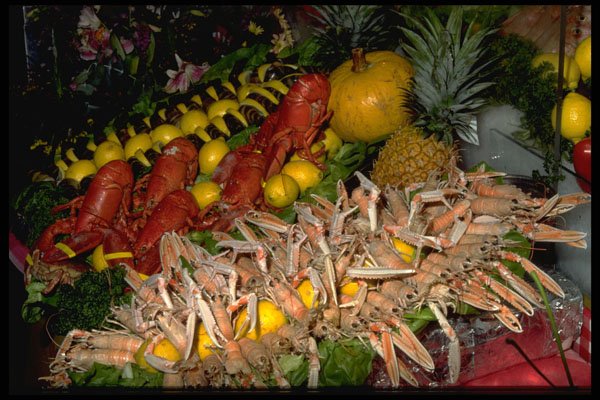 369059 Display Of Lobster And Crayfish, Brussels,Belgium A4 Photo Print
