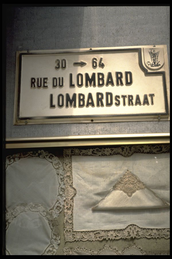369067 Lace Display, Brussels, Belgium A4 Photo Print