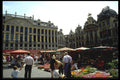 369074 Flower Market In Main Square, Brussels, Belgium A4 Photo Print