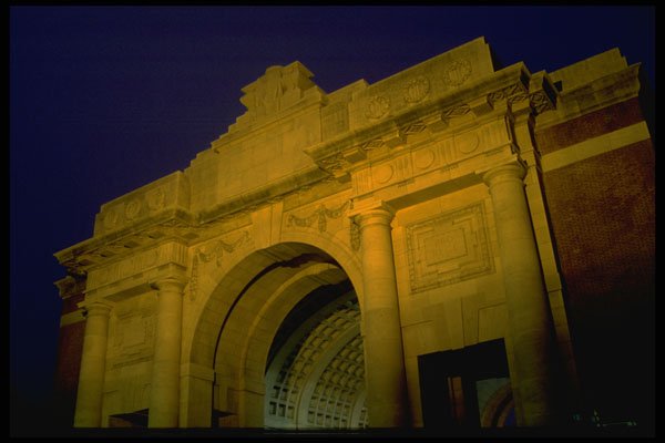 369083 Menin Gate At Night, Flanders Belgium A4 Photo Print