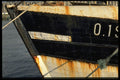 369088 Bow Of A Small Fishing Boat, Belgium A4 Photo Print