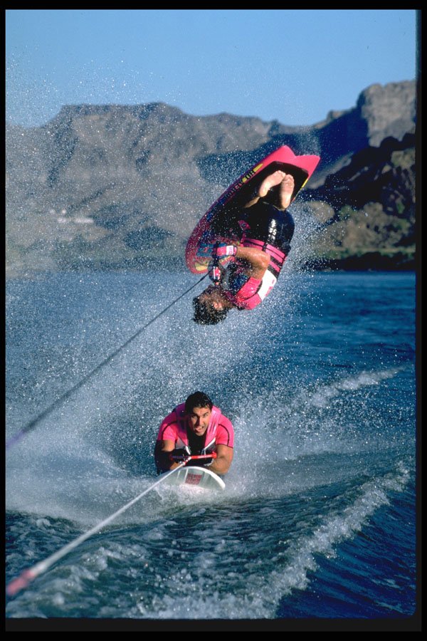 370000 Kneeboard Stunt Flip A4 Photo Print