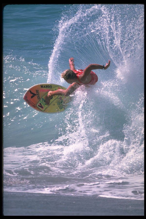 370020 Skimboard Wave Riding, California A4 Photo Print
