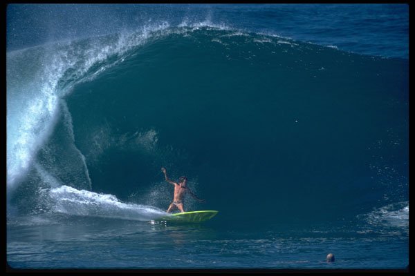 370024 Pipeline Backside Bottom Turn, Hawaii A4 Photo Print
