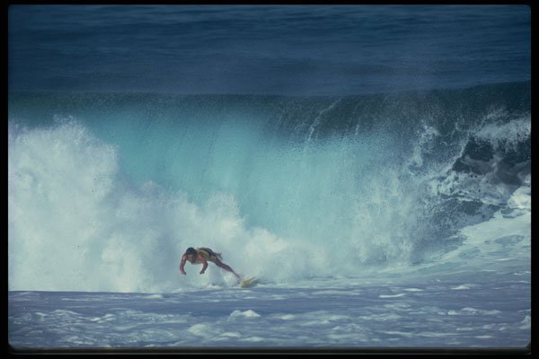 370031 Wipe Out On Oahu, Hawaii's North Shore A4 Photo Print