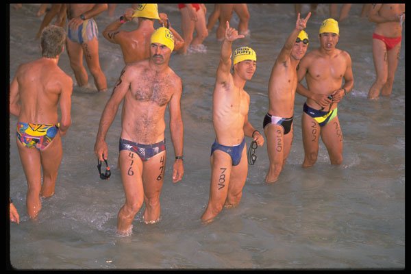 370036 Ironman Swim Start, Hawaii A4 Photo Print