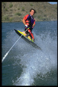 370040 Kneeboarder, Laguana Beach, California A4 Photo Print