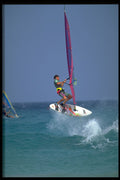 370050 Windsurfing, Canary Islands A4 Photo Print