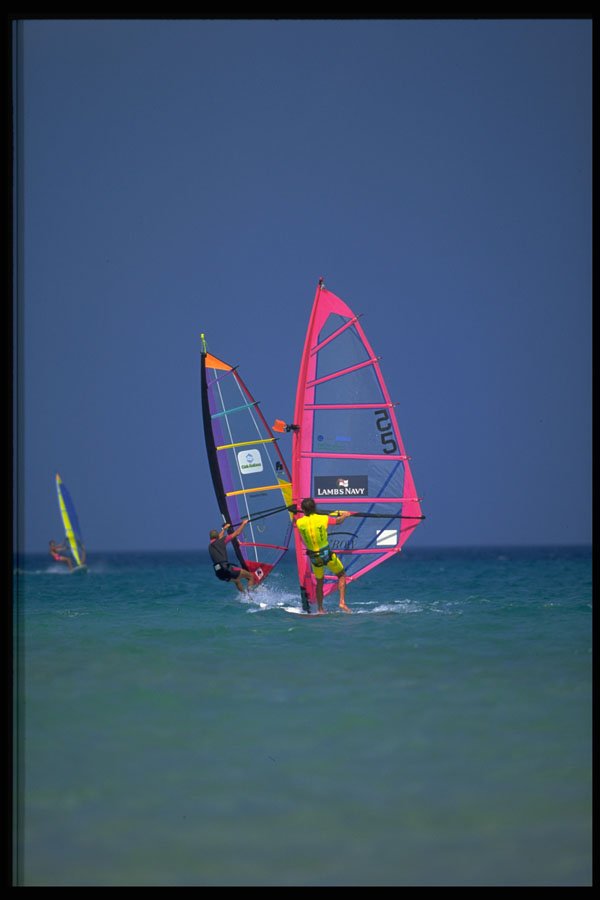 370053 Windsurfing, Canary Islands A4 Photo Print