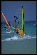 370055 Windsurfing, Canary Islands A4 Photo Print