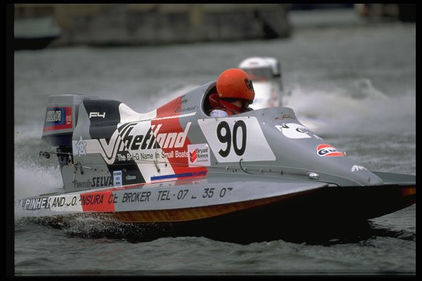 370057 Power Boat Grand Prix, Bristol, England, 1990 A4 Photo Print
