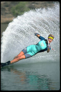 370072 Early Morning Spray By Pro Woman Skier A4 Photo Print