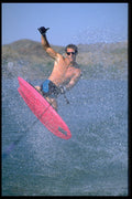 370073 Hot Dog Kneeboarder A4 Photo Print